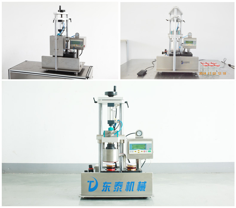 半自動醬料真空旋蓋機(jī)